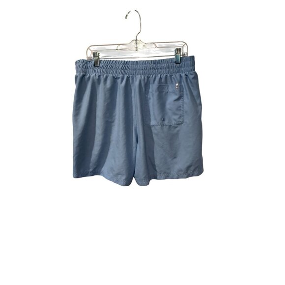 Adidas Mens Light Blue Shorts Size XL With Elastic Waistband & Embroidered Logo - Picture 4 of 6